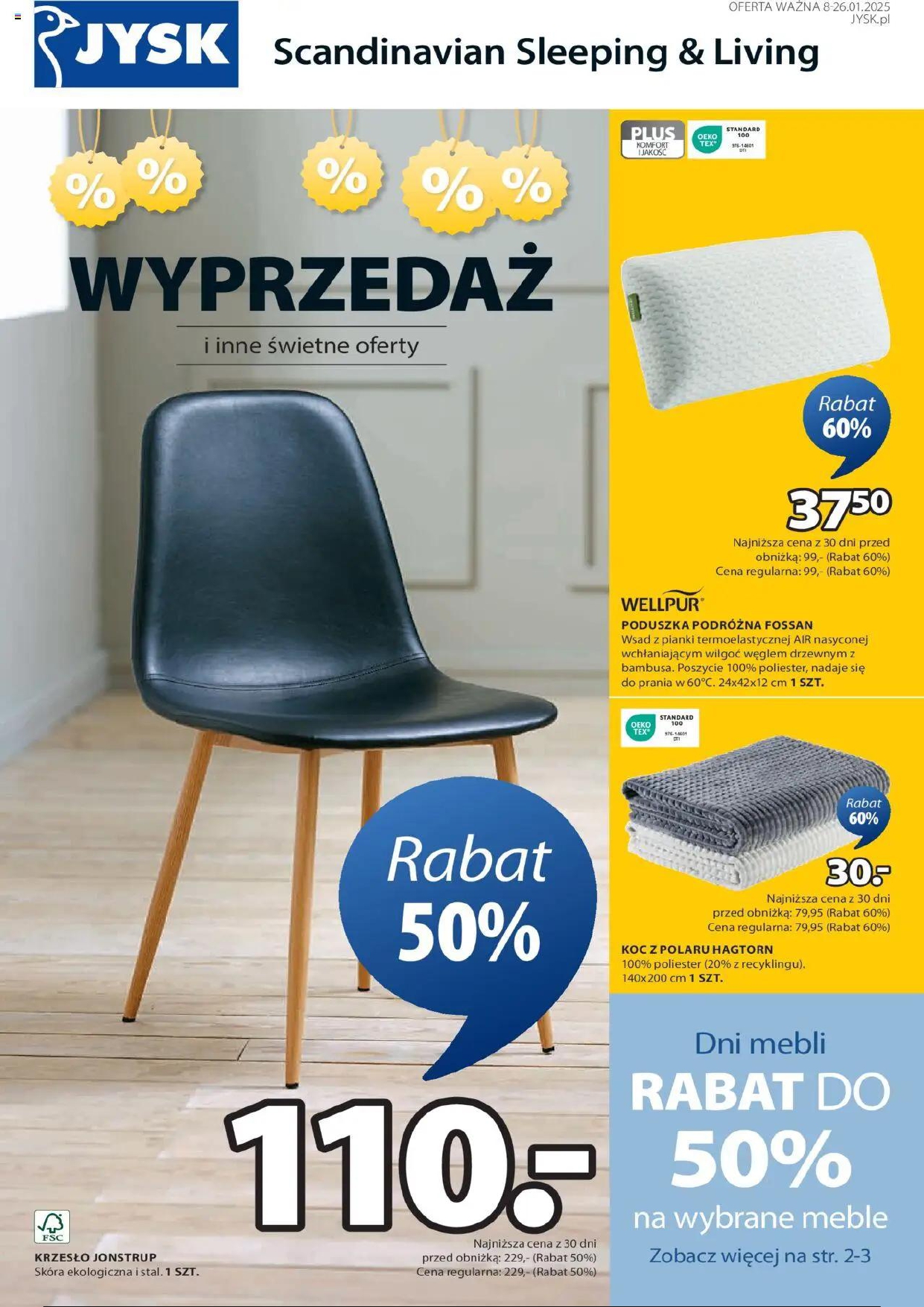 JYSK gazetka ważna od 08.01.2025 do 26.01.2025