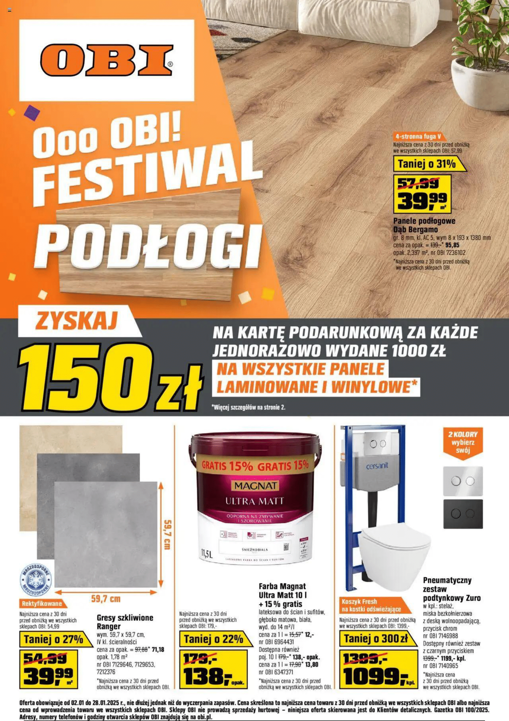 OBI Gazetka ważna od 02.01.2025 do 28.01.2025